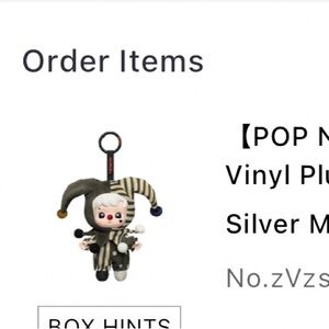 Pop Mart Why So Serious Silver Mist Clown Hacipupu New in Box